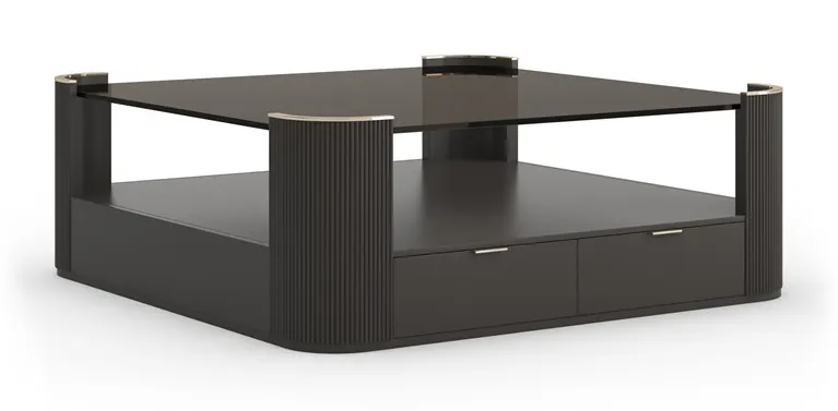 Caracole Furniture CLA-024-4016 Love Square Cocktail Table Dark Chocolate Caracole Furniture CLA-024-4016 Love Square Cocktail Table Dark Chocolate