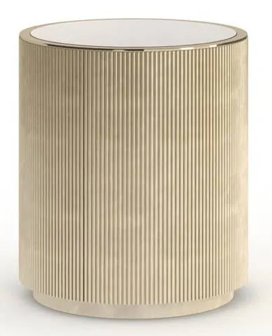 Caracole Furniture CLA-024-417 Love Round Side Table Oracle