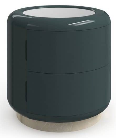 Caracole Furniture CLA-024-423 Gelee Round Accent Table Apatite