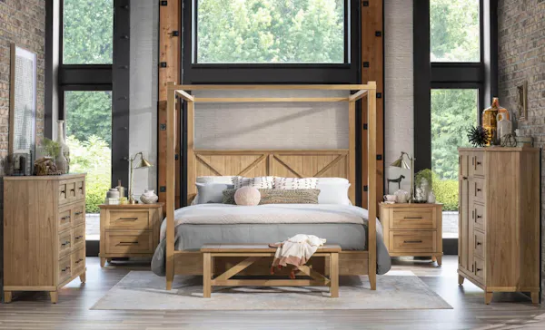 TY4420-5005K Complete Canopy Bed Queen TY4420-5005K Complete Canopy Bed Queen