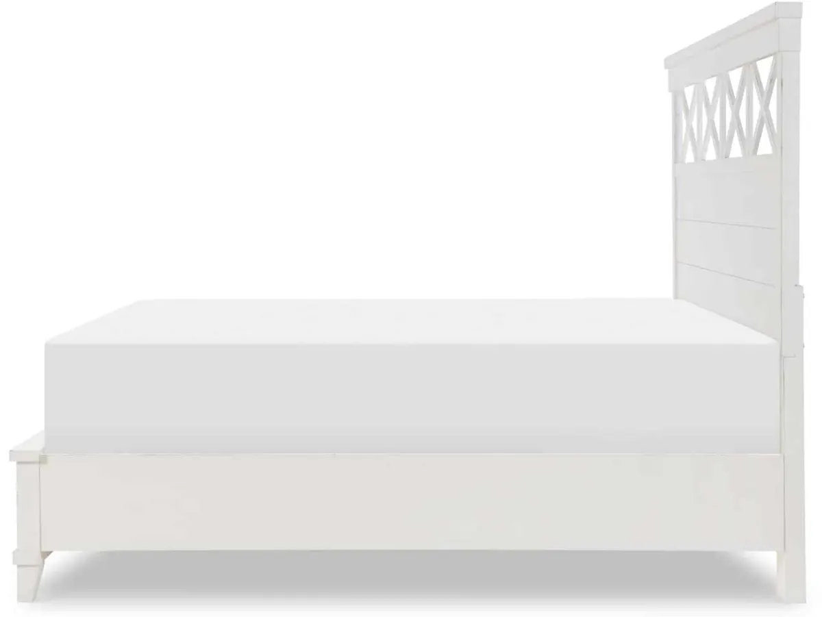 TY4421-4125K Complete Panel Bed With Storage Footboard Queen TY4421-4125K Complete Panel Bed With Storage Footboard Queen