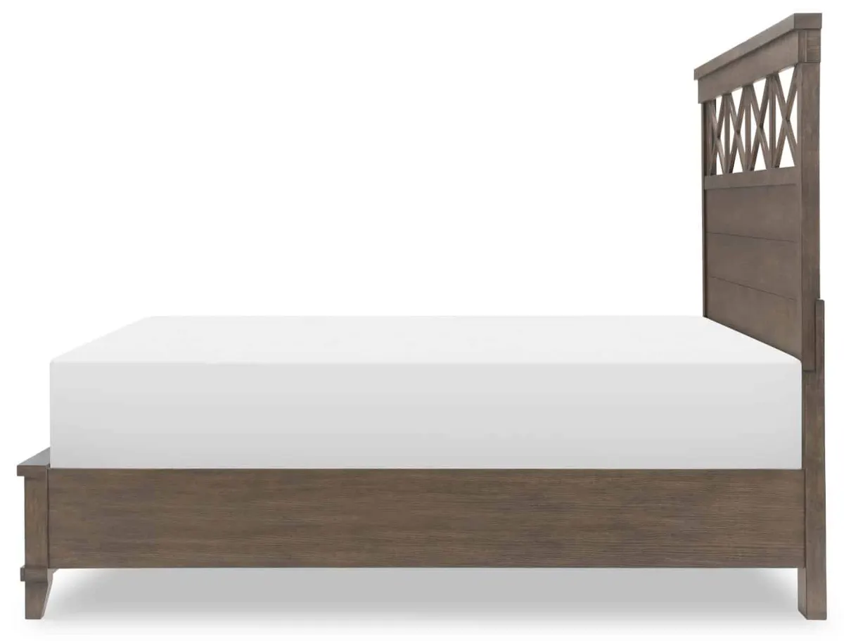 TY4422-4125K Complete Panel Bed With Storage Footboard Queen TY4422-4125K Complete Panel Bed With Storage Footboard Queen
