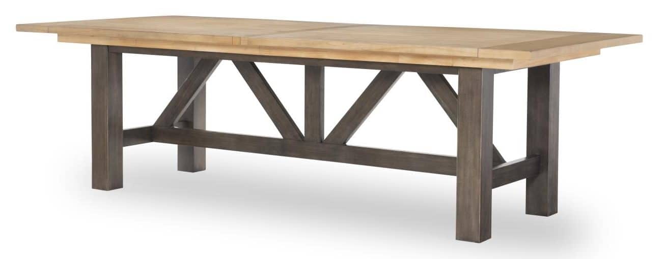 TY4425-222 Trestle Dining Table