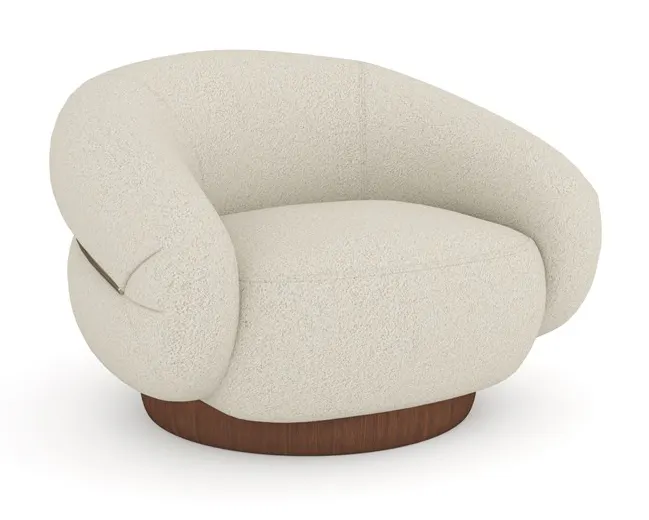 Caracole Furniture UPH-024-031-A Smoosh Swivel Chair Caracole Furniture UPH-024-031-A Smoosh Swivel Chair