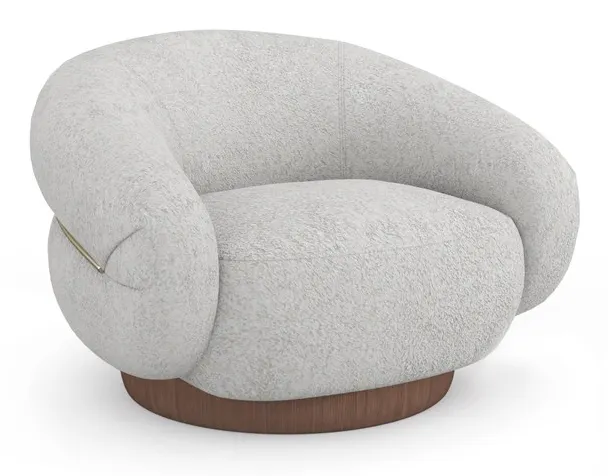 Caracole Furniture UPH-024-031-B Smoosh Swivel Chair Caracole Furniture UPH-024-031-B Smoosh Swivel Chair