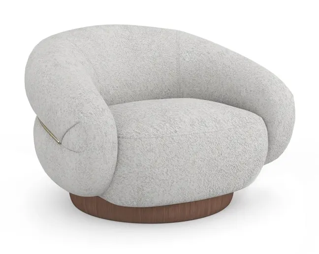 Caracole Furniture UPH-024-031-B Smoosh Swivel Chair Caracole Furniture UPH-024-031-B Smoosh Swivel Chair