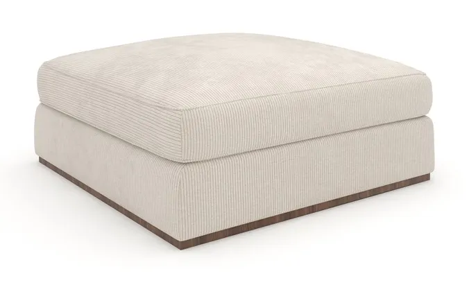 Caracole Furniture UPH-024-041-B Bello Ottoman Caracole Furniture UPH-024-041-B Bello Ottoman