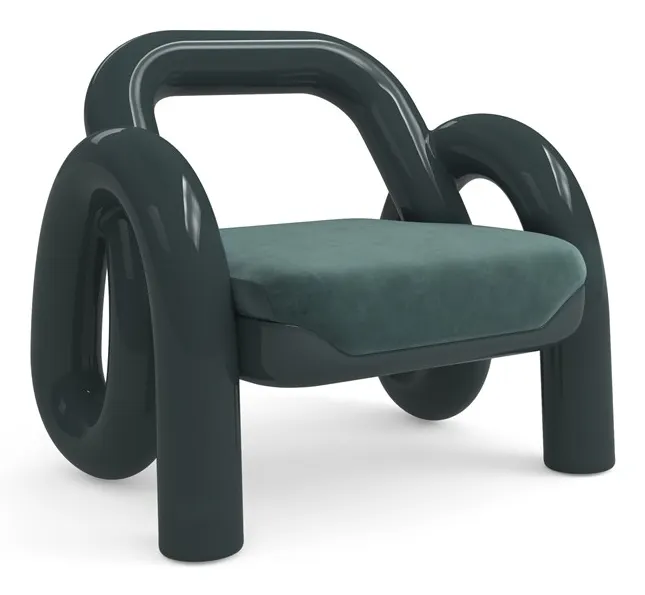 Caracole Furniture UPH-024-131-A Gelee Accent Chair Apatite Caracole Furniture UPH-024-131-A Gelee Accent Chair Apatite
