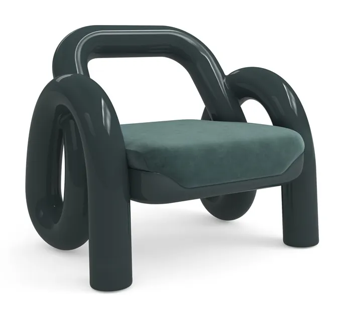Caracole Furniture UPH-024-131-A Gelee Accent Chair Apatite Caracole Furniture UPH-024-131-A Gelee Accent Chair Apatite