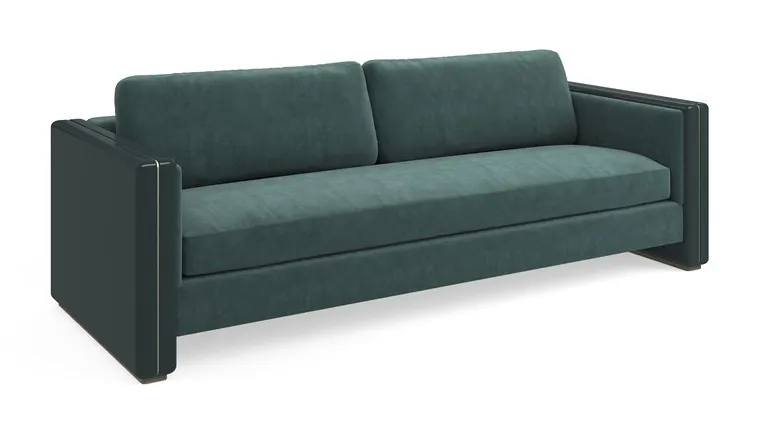 Caracole Furniture UPH-024-211-A Gelee Sofa Apatite Caracole Furniture UPH-024-211-A Gelee Sofa Apatite