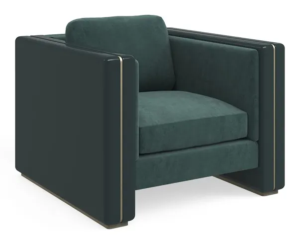 Caracole Furniture UPH-024-232-A Gelee Chair Apatite Caracole Furniture UPH-024-232-A Gelee Chair Apatite
