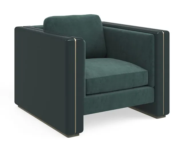 Caracole Furniture UPH-024-232-A Gelee Chair Apatite Caracole Furniture UPH-024-232-A Gelee Chair Apatite