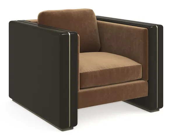 Caracole Furniture UPH-024-233-A Gelee Chair Chocolate Caracole Furniture UPH-024-233-A Gelee Chair Chocolate