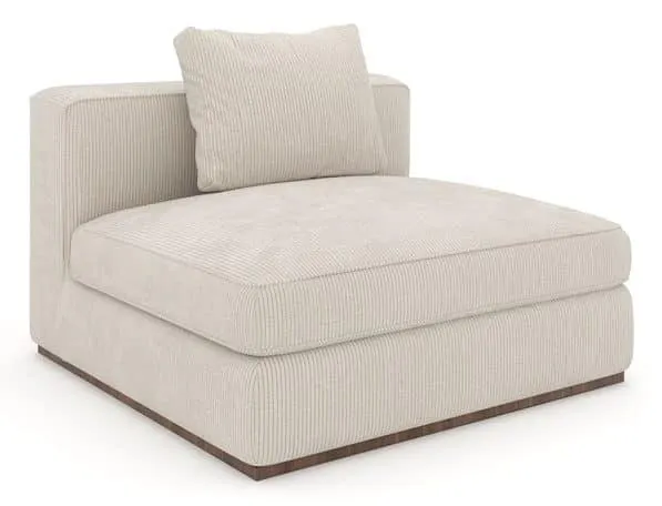 Caracole Furniture UPH-024-AC1-B Bello Armless Chair