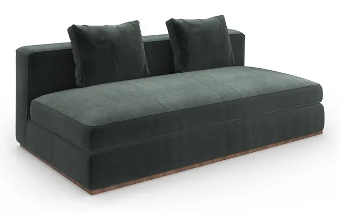 Caracole Furniture UPH-024-AS1-A Bello Armless Sofa Caracole Furniture UPH-024-AS1-A Bello Armless Sofa