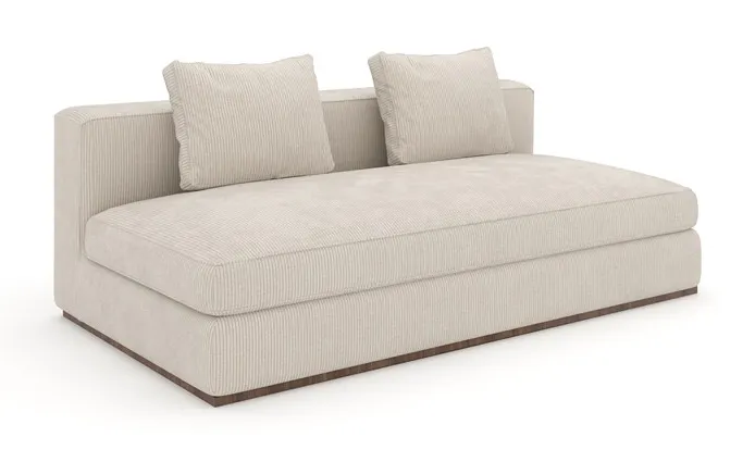 Caracole Furniture UPH-024-AS1-B Bello Armless Sofa Caracole Furniture UPH-024-AS1-B Bello Armless Sofa