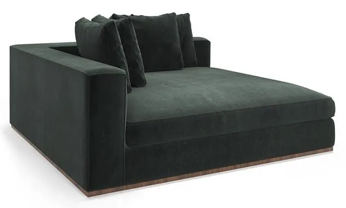 Caracole Furniture UPH-024-CHL1-A Bello Corner LAF Chaise