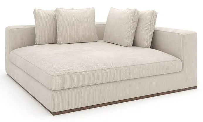 Caracole Furniture UPH-024-CHR1-B Bello Corner RAF Chaise