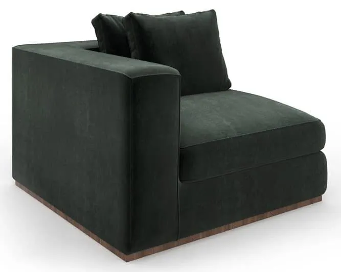 Caracole Furniture UPH-024-CRL1-A Bello Corner LAF Chair