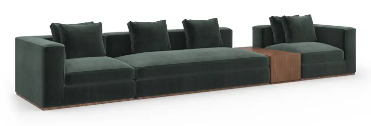 Caracole Furniture UPH-024-SEC2-A Bello 4PC Sectional Caracole Furniture UPH-024-SEC2-A Bello 4PC Sectional