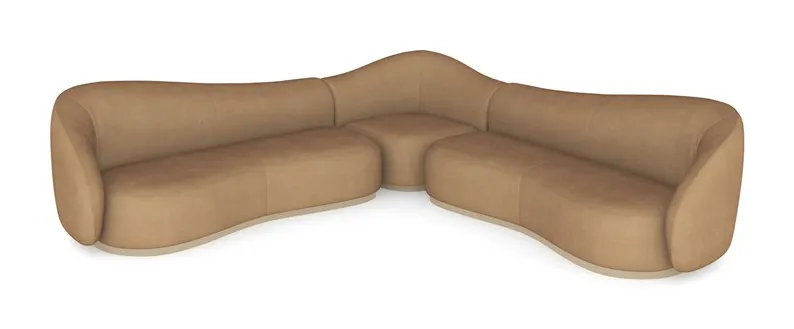 Caracole Furniture UPH-024-SEC3-A Kalahari 3PC Sectional Caracole Furniture UPH-024-SEC3-A Kalahari 3PC Sectional