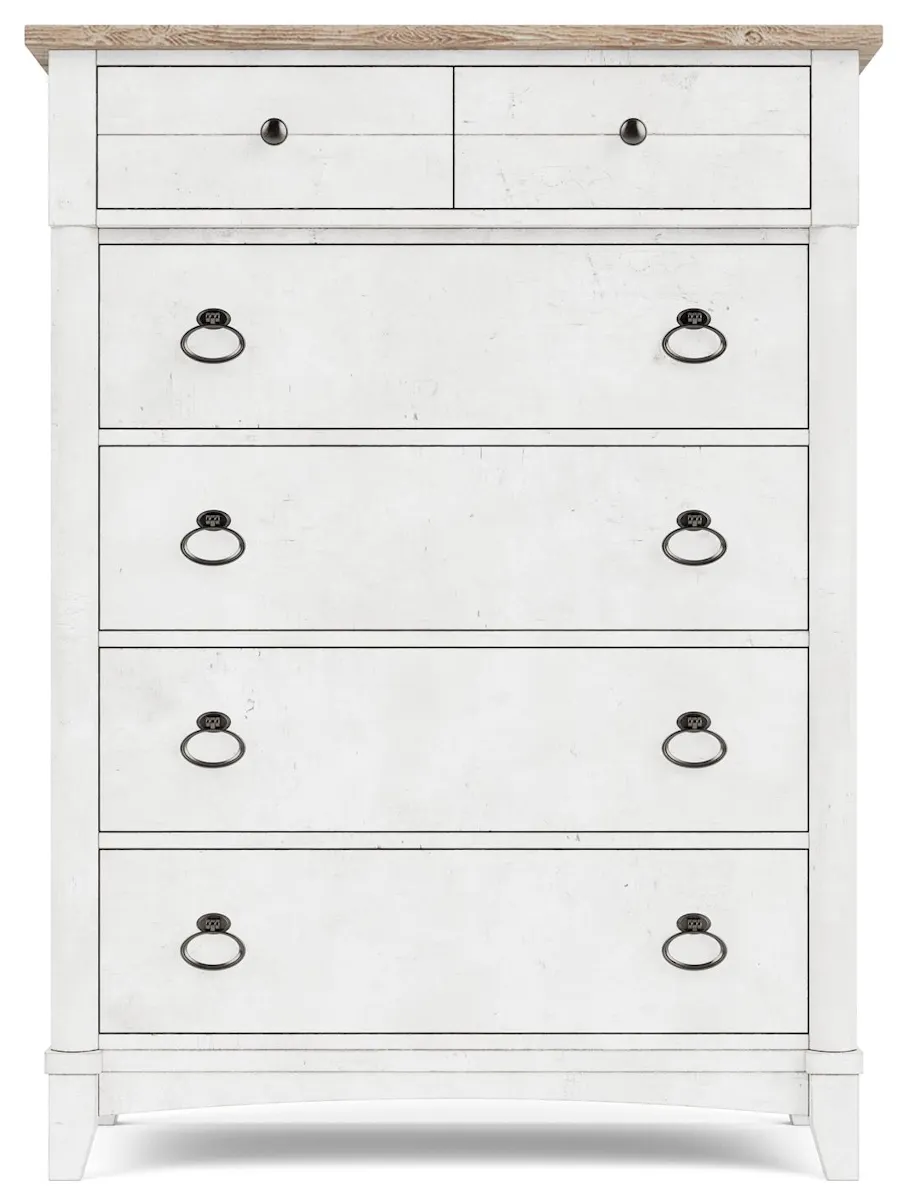 Riverside Furniture 91465 Maddox Five Drawer Chest Riverside Furniture 91465 Maddox Five Drawer Chest