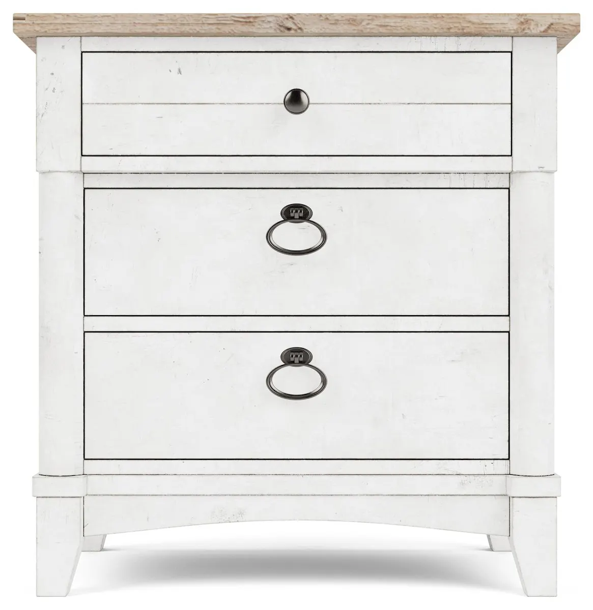 Riverside Furniture 91469 Maddox Three Drawer Nightstand Riverside Furniture 91469 Maddox Three Drawer Nightstand