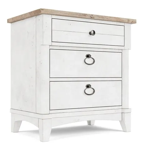 Riverside Furniture 91469 Maddox Three Drawer Nightstand