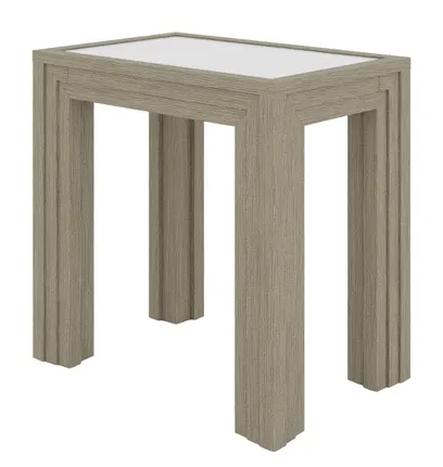 Riverside Furniture 91912 Wilde Glass Top Chairside Table Riverside Furniture 91912 Wilde Glass Top Chairside Table