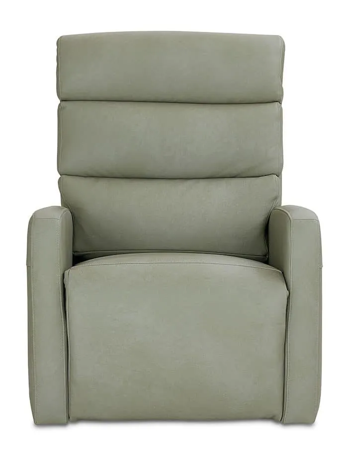 Bassett Furniture 1117-0L Hudson Leather Track Arm Zero Gravity Power Wall Recliner