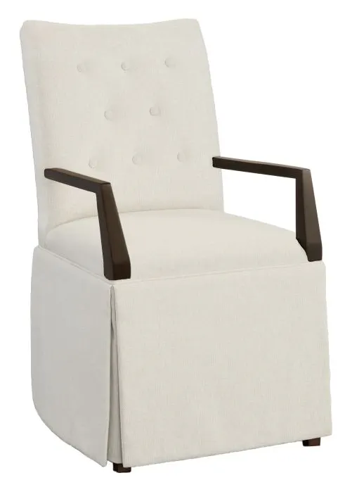 Fairfield 1203-04-T Concave Short Back Skirted Arm Chair Fairfield 1203-04-T Concave Short Back Skirted Arm Chair