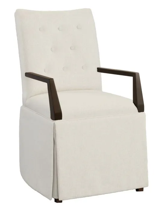 Fairfield 1203-04-T Concave Short Back Skirted Arm Chair Fairfield 1203-04-T Concave Short Back Skirted Arm Chair