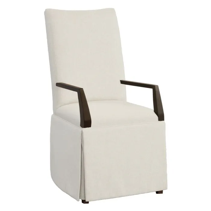 Fairfield 1205-04-T Concave Tall Back Skirted Arm Chair