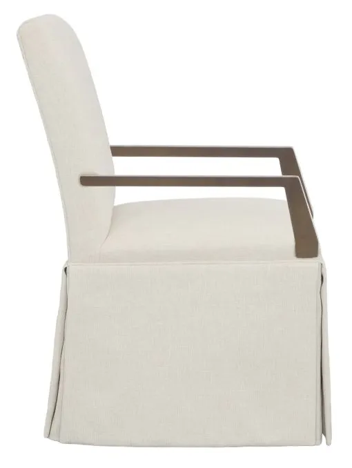 Fairfield 1211-04 Straight Short Back Skirted Arm Chair Fairfield 1211-04 Straight Short Back Skirted Arm Chair