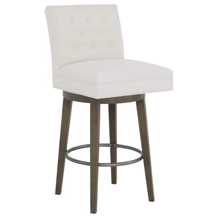 Fairfield 1212-08 Straight Short Back Swivel Bar Stool