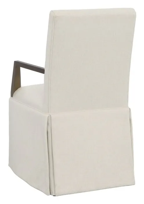 Fairfield 1213-04 Straight Short Button Back Skirted Arm Chair Fairfield 1213-04 Straight Short Button Back Skirted Arm Chair