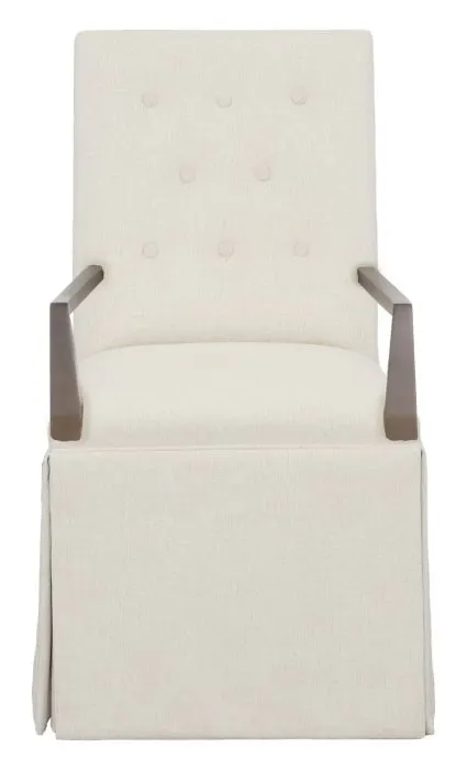 Fairfield 1213-04 Straight Short Button Back Skirted Arm Chair Fairfield 1213-04 Straight Short Button Back Skirted Arm Chair