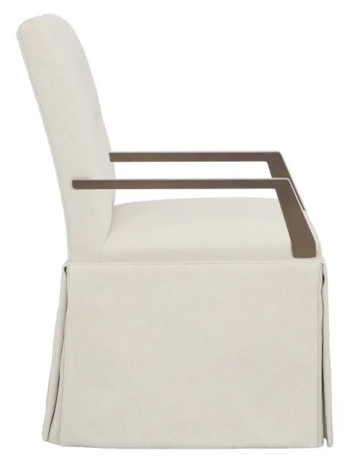 Fairfield 1213-04 Straight Short Button Back Skirted Arm Chair Fairfield 1213-04 Straight Short Button Back Skirted Arm Chair