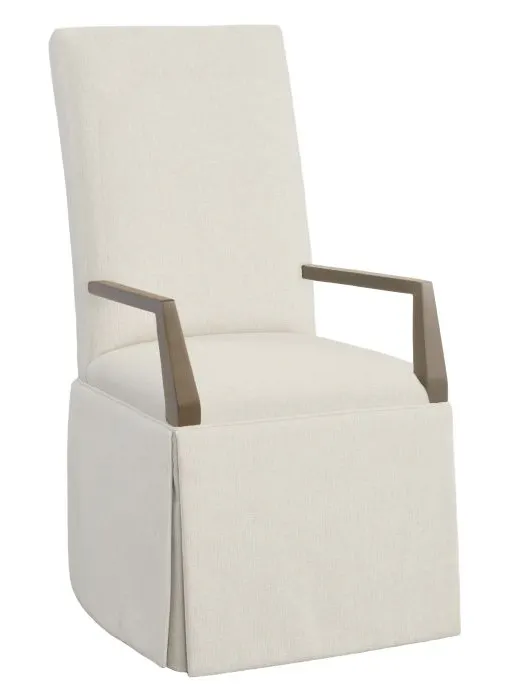 Fairfield 1215-04 Straight Tall Back Skirted Arm Chair Fairfield 1215-04 Straight Tall Back Skirted Arm Chair
