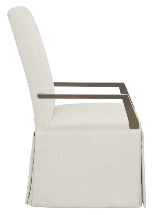 Fairfield 1215-04 Straight Tall Back Skirted Arm Chair Fairfield 1215-04 Straight Tall Back Skirted Arm Chair