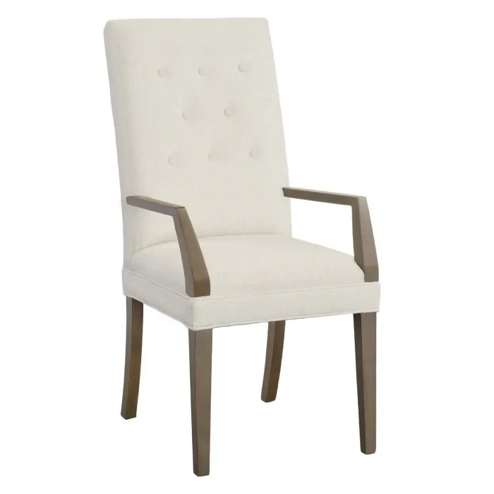 Fairfield 1216-04 Straight Tall Button Back Arm Chair