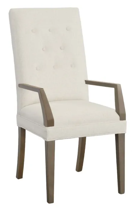 Fairfield 1216-04 Straight Tall Button Back Arm Chair Fairfield 1216-04 Straight Tall Button Back Arm Chair