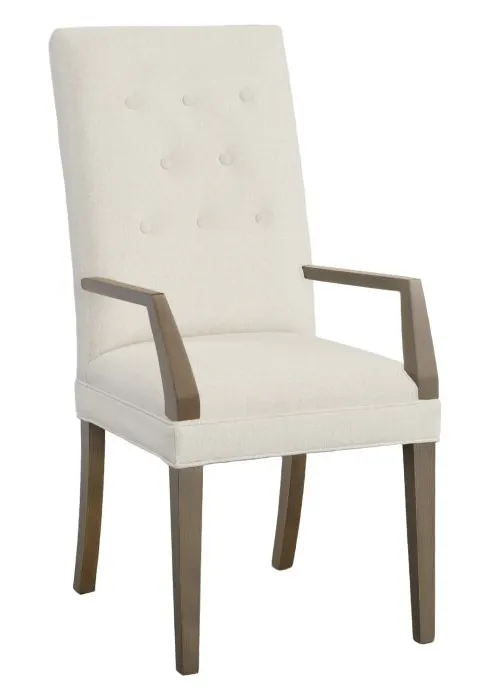 Fairfield 1216-04 Straight Tall Button Back Arm Chair Fairfield 1216-04 Straight Tall Button Back Arm Chair