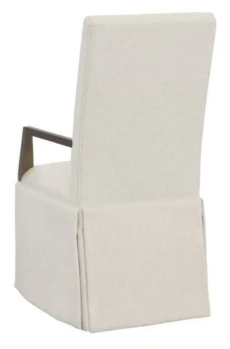 Fairfield 1217-04 Straight Tall Button Back Skirted Arm Chair Fairfield 1217-04 Straight Tall Button Back Skirted Arm Chair