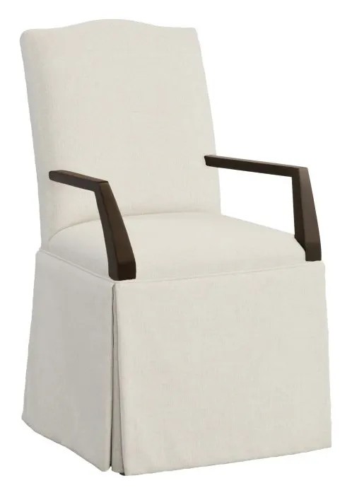 Fairfield 1221-04-T Camel Short Back Skirted Arm Chair Fairfield 1221-04-T Camel Short Back Skirted Arm Chair