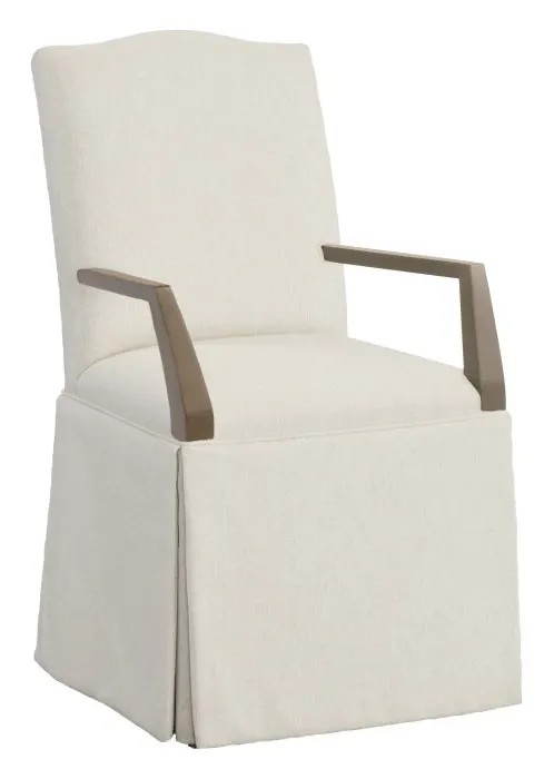 Fairfield 1221-04-T Camel Short Back Skirted Arm Chair Fairfield 1221-04-T Camel Short Back Skirted Arm Chair