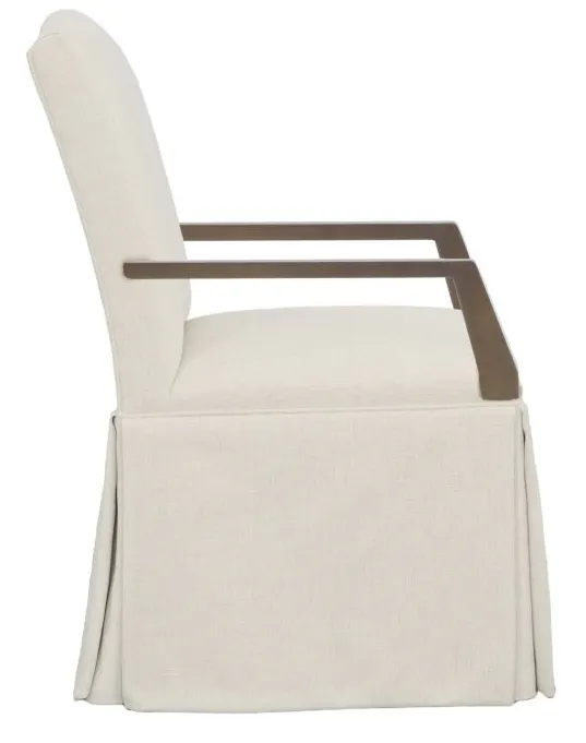 Fairfield 1221-04-T Camel Short Back Skirted Arm Chair Fairfield 1221-04-T Camel Short Back Skirted Arm Chair
