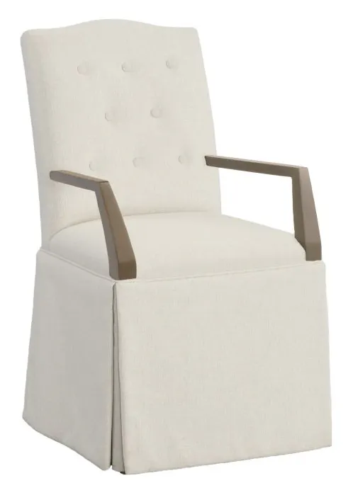 Fairfield 1223-04-T Camel Button Back Skirted Arm Chair Fairfield 1223-04-T Camel Button Back Skirted Arm Chair