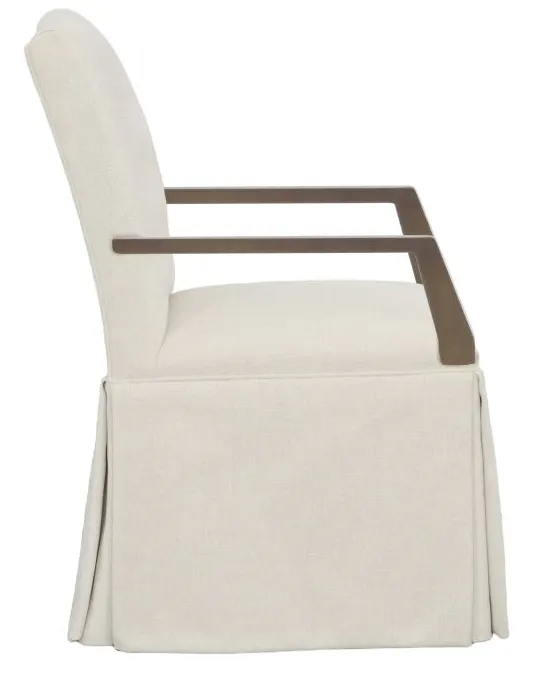 Fairfield 1223-04-T Camel Button Back Skirted Arm Chair Fairfield 1223-04-T Camel Button Back Skirted Arm Chair