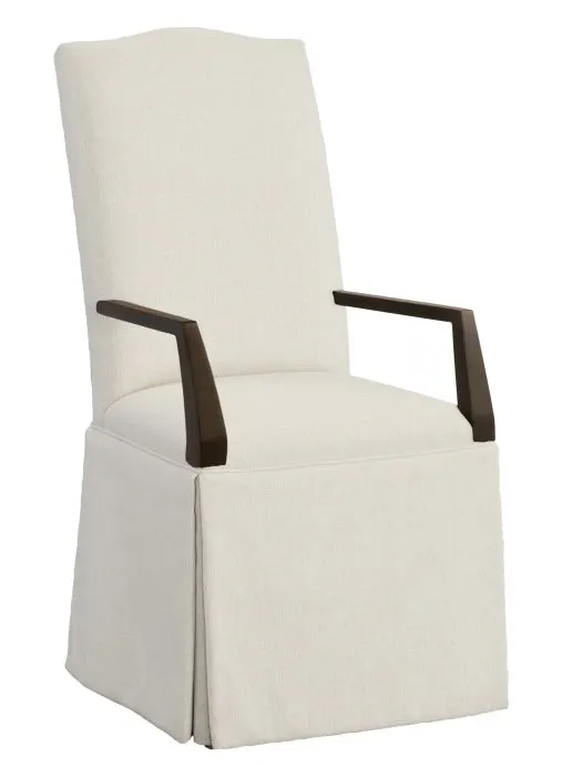Fairfield 1225-04-T Camel Tall Back Skirted Arm Chair Fairfield 1225-04-T Camel Tall Back Skirted Arm Chair